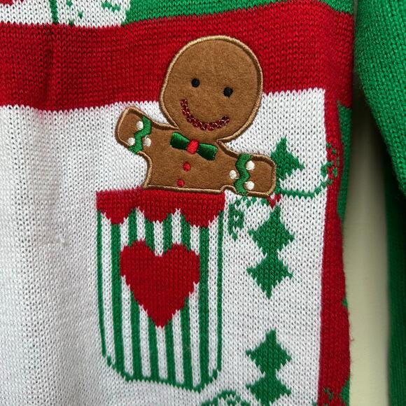 Tiara International Christmas Collection Green Ugly Christmas Sweater – Size M - Picture 5 of 8